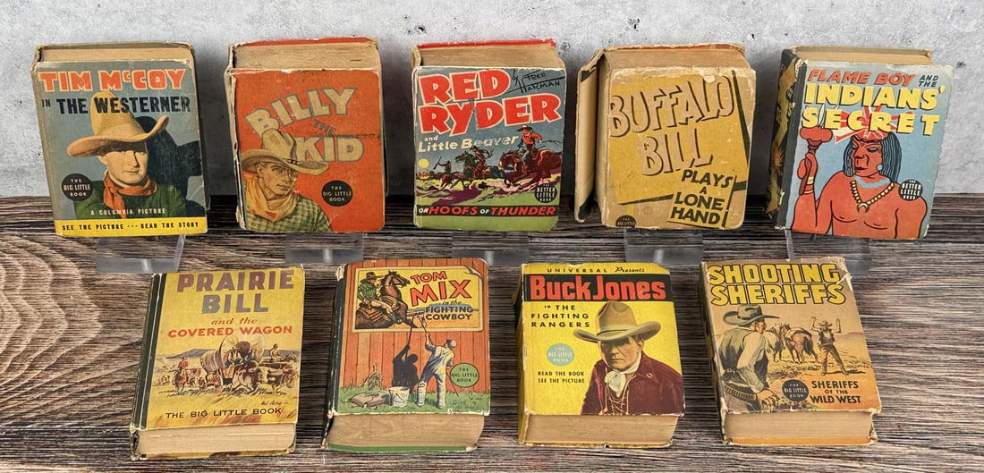 Collection of Western Big Little Books: Nice grouping