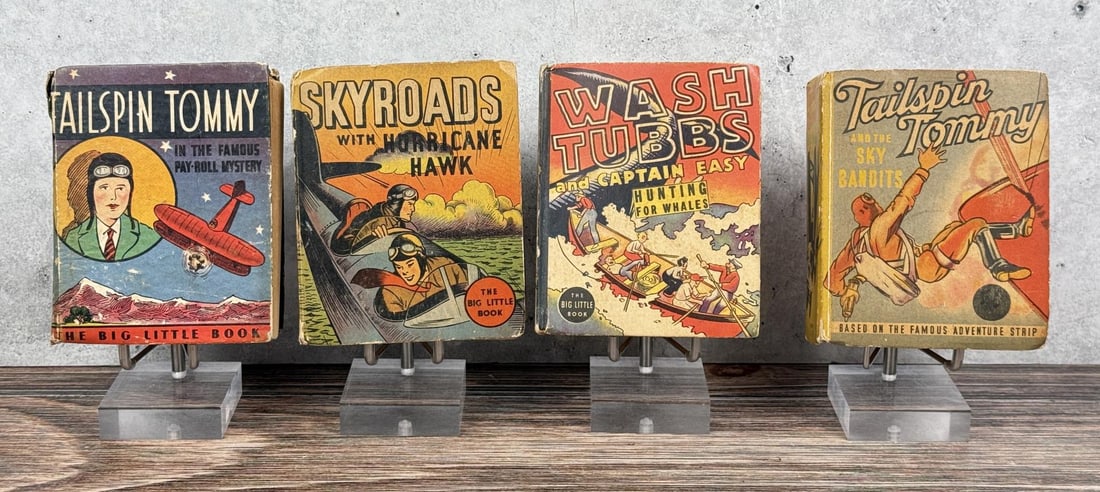 Tailspin Tommy Wash Tubbs Big Little Books: Nice grouping