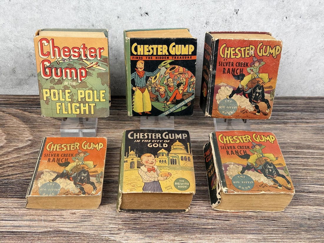 Chester Gump Big Little Books: Nice grouping