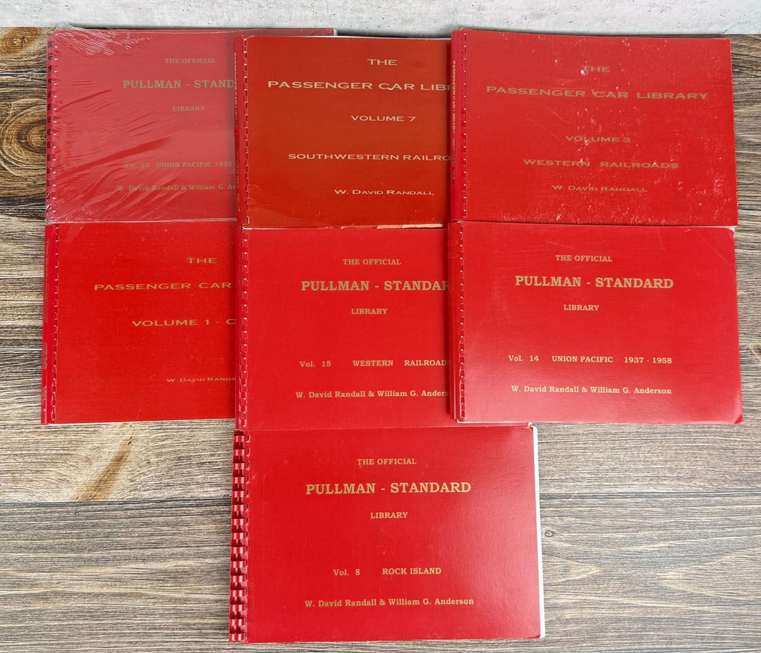 David Randall Passenger Car Library: 7 volumes.