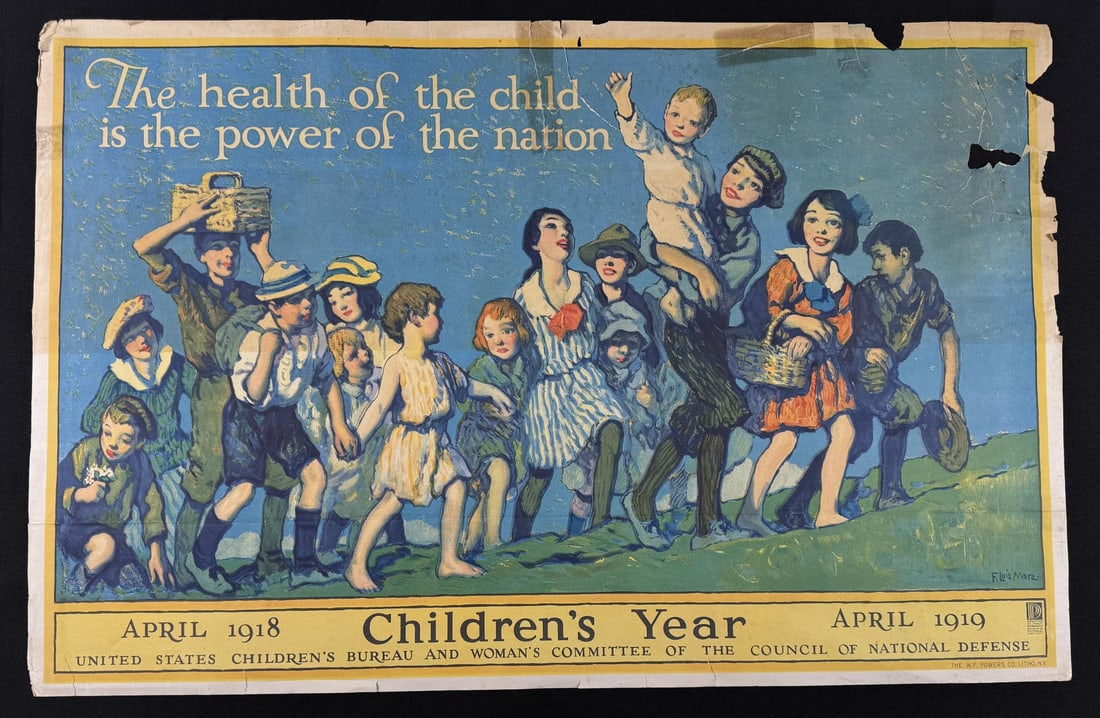 WWI WW1 Children's Year Propaganda Poster (1 of 6)