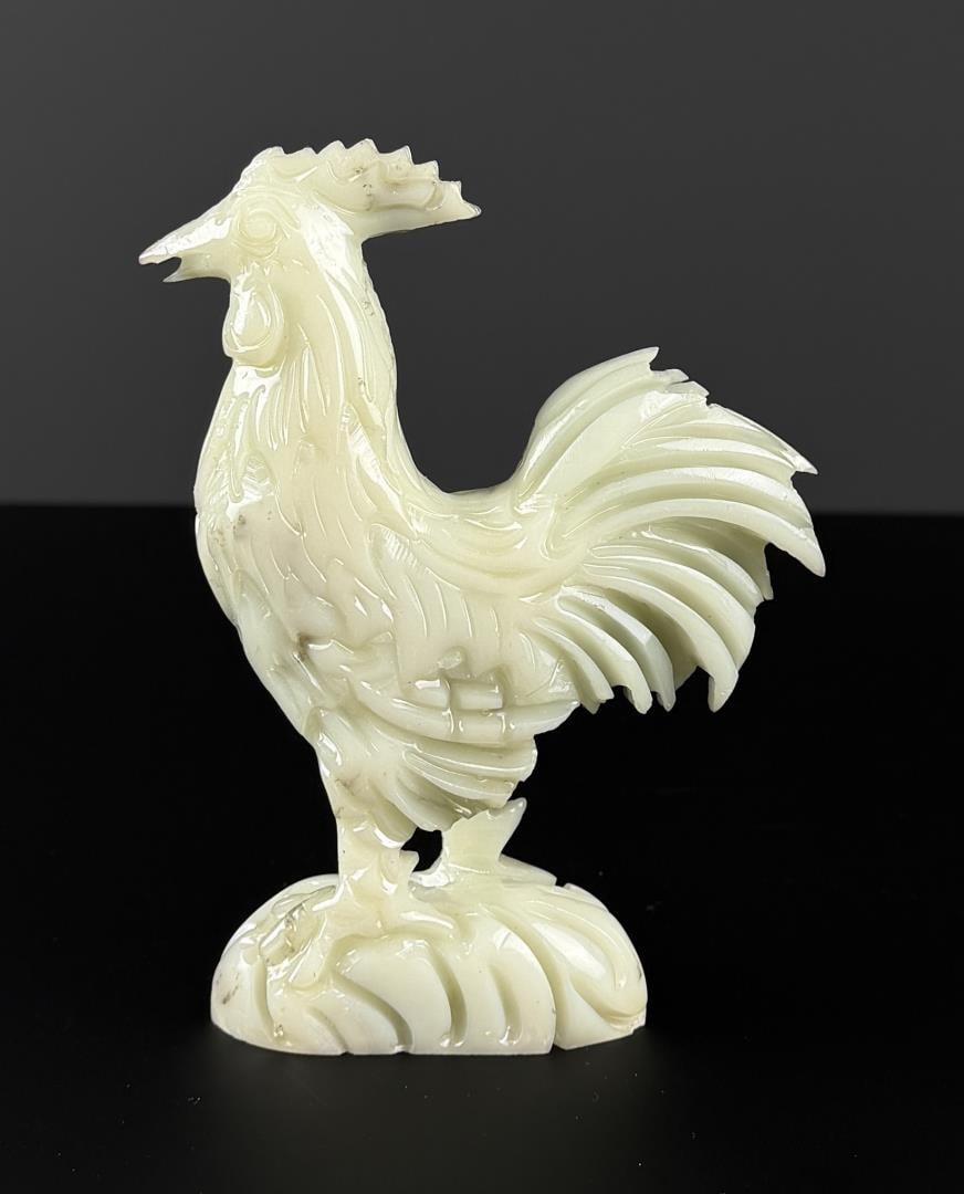 Chinese Carved Hardstone Rooster (1 of 6)