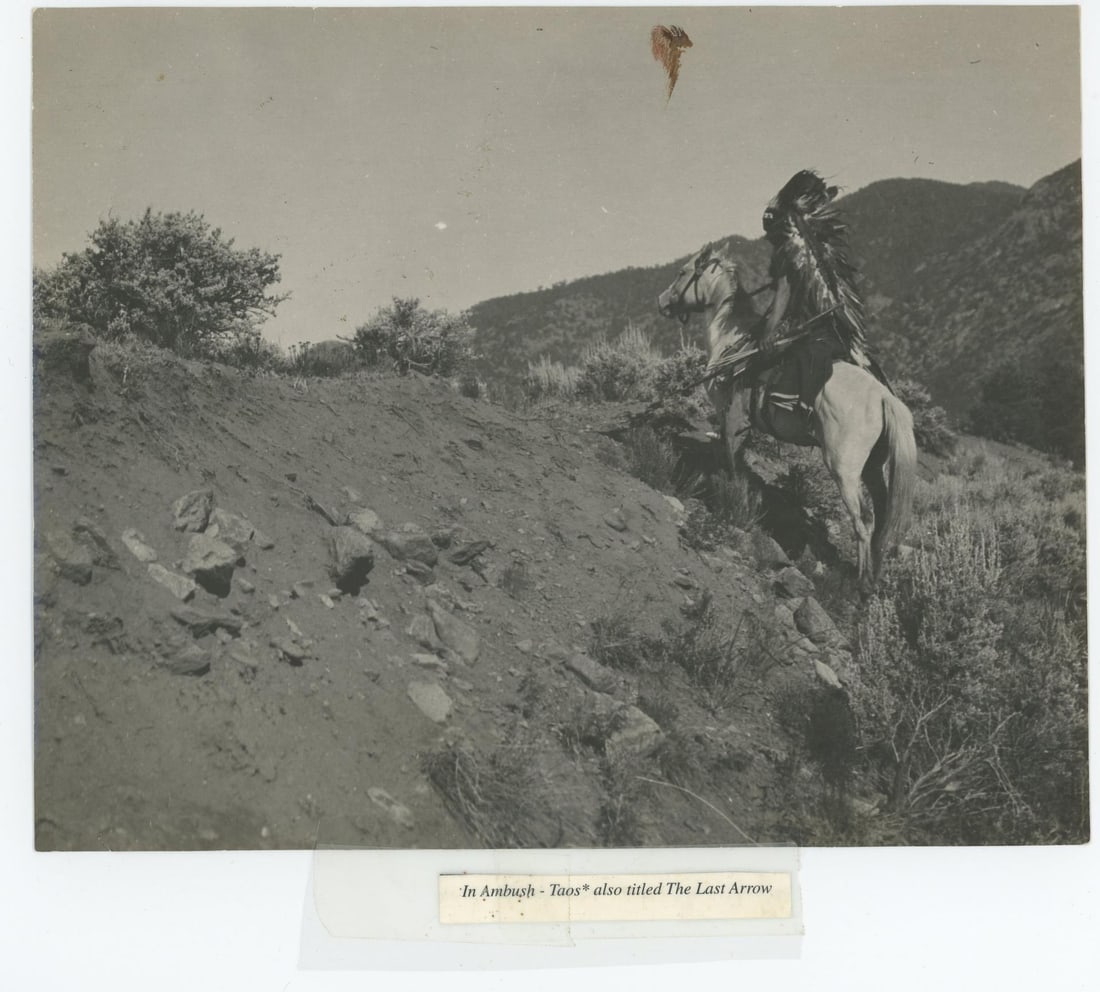 Carl Moon Native American In Ambush Taos Photo (1 of 3)