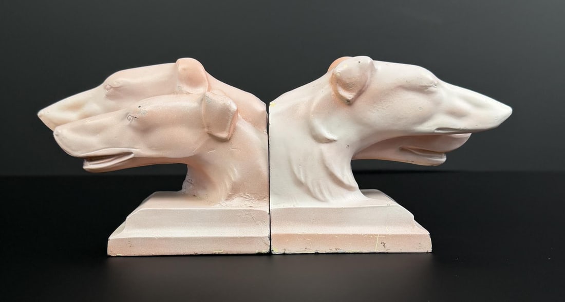 Art Deco Nuart Greyhound Bookends (1 of 9)