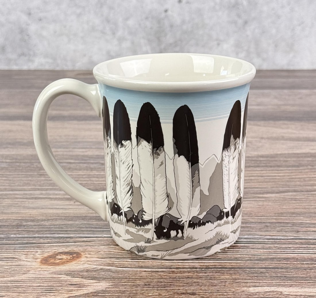 Pendleton In Their Element Coffee Mug: 5 1/4" by 4 1/2" by 4"