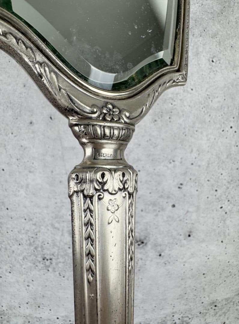 Sterling Silver Handled Vanity Set - 4