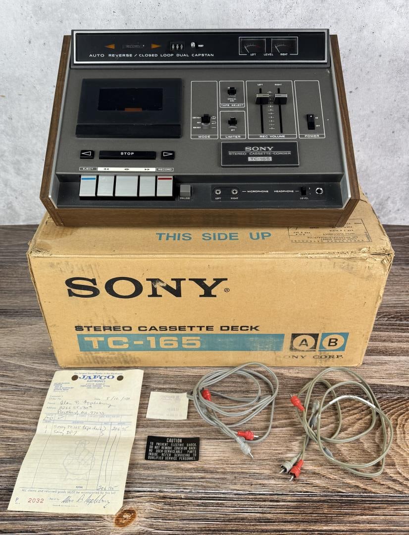 Sony Stereo Casette Deck TC-165 (1 of 16)