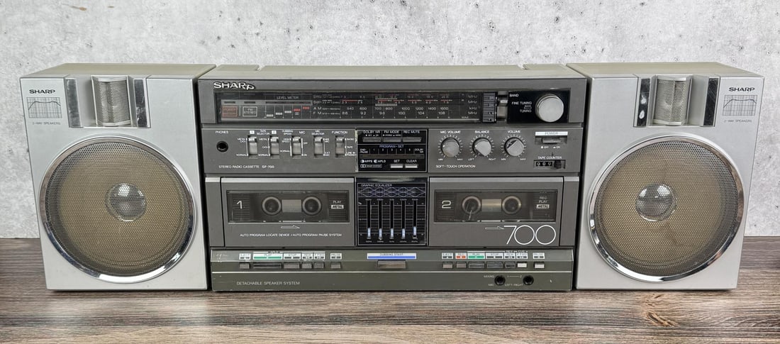 Sharp GF-700 Ghetto Blaster Boom Box (1 of 9)