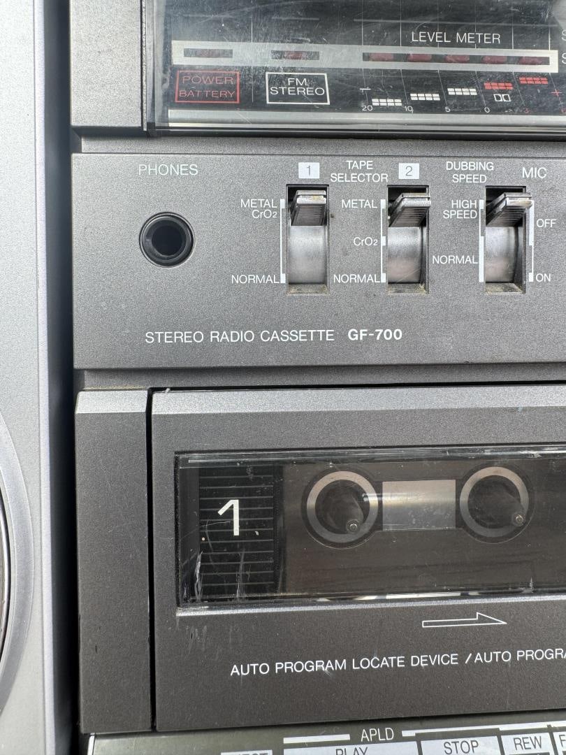 Sharp GF-700 Ghetto Blaster Boom Box - 3