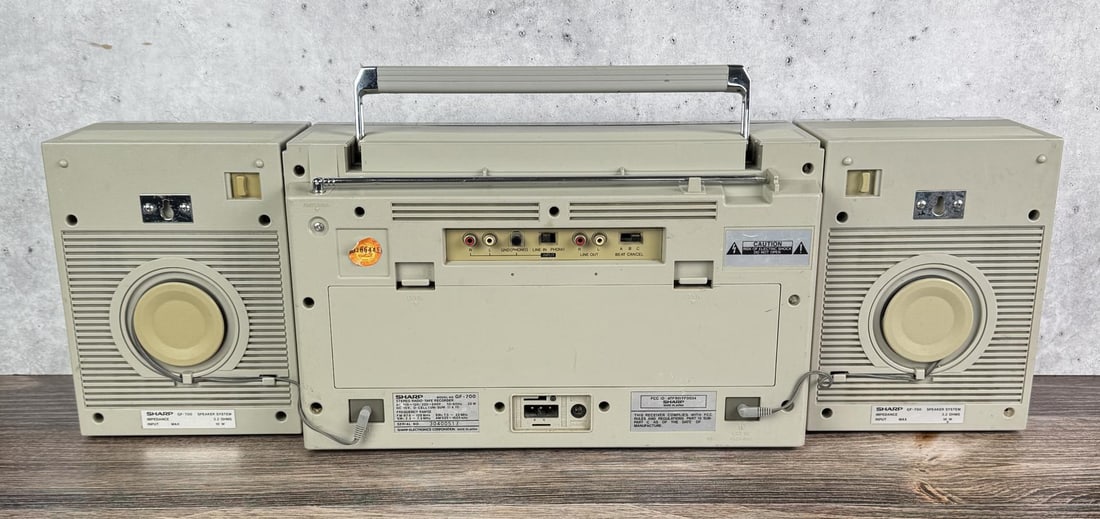 Sharp GF-700 Ghetto Blaster Boom Box - 4