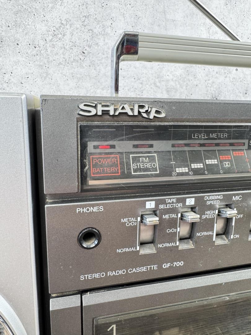 Sharp GF-700 Ghetto Blaster Boom Box - 8