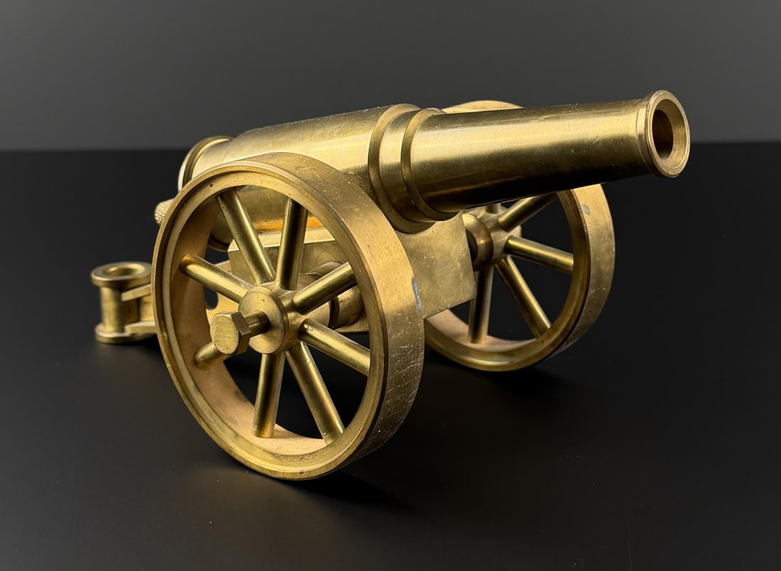 Functional Brass Signal Cannon (1 of 7)