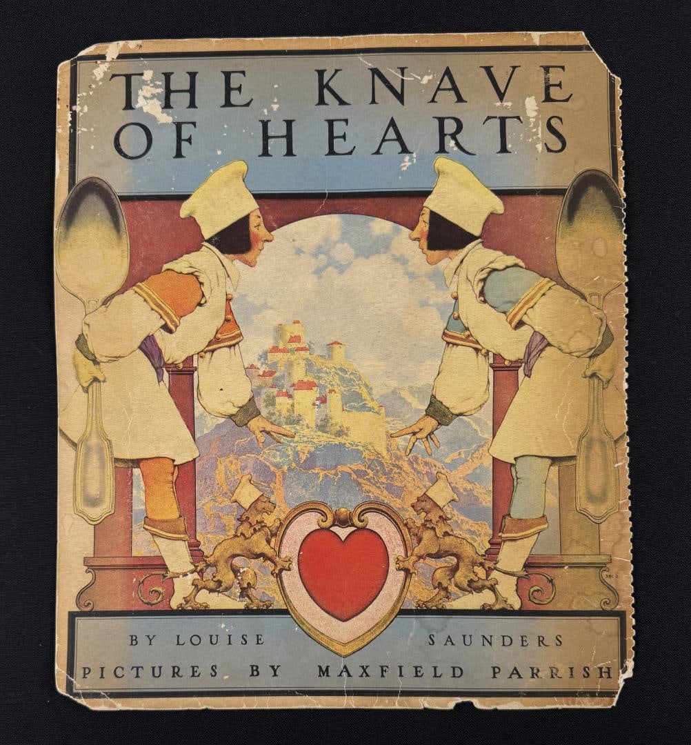 The Knave of Hearts Maxfield Parris Print: Was once the cover to a book. 12 5/8" by 10 3/4"