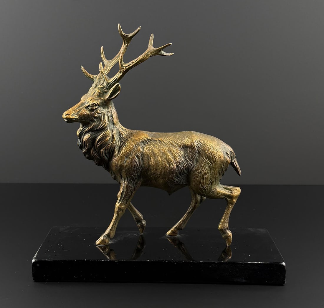 GP Kato Red Stag Bronze: 9 7/8" by 9 7/8" by 4 1/4"