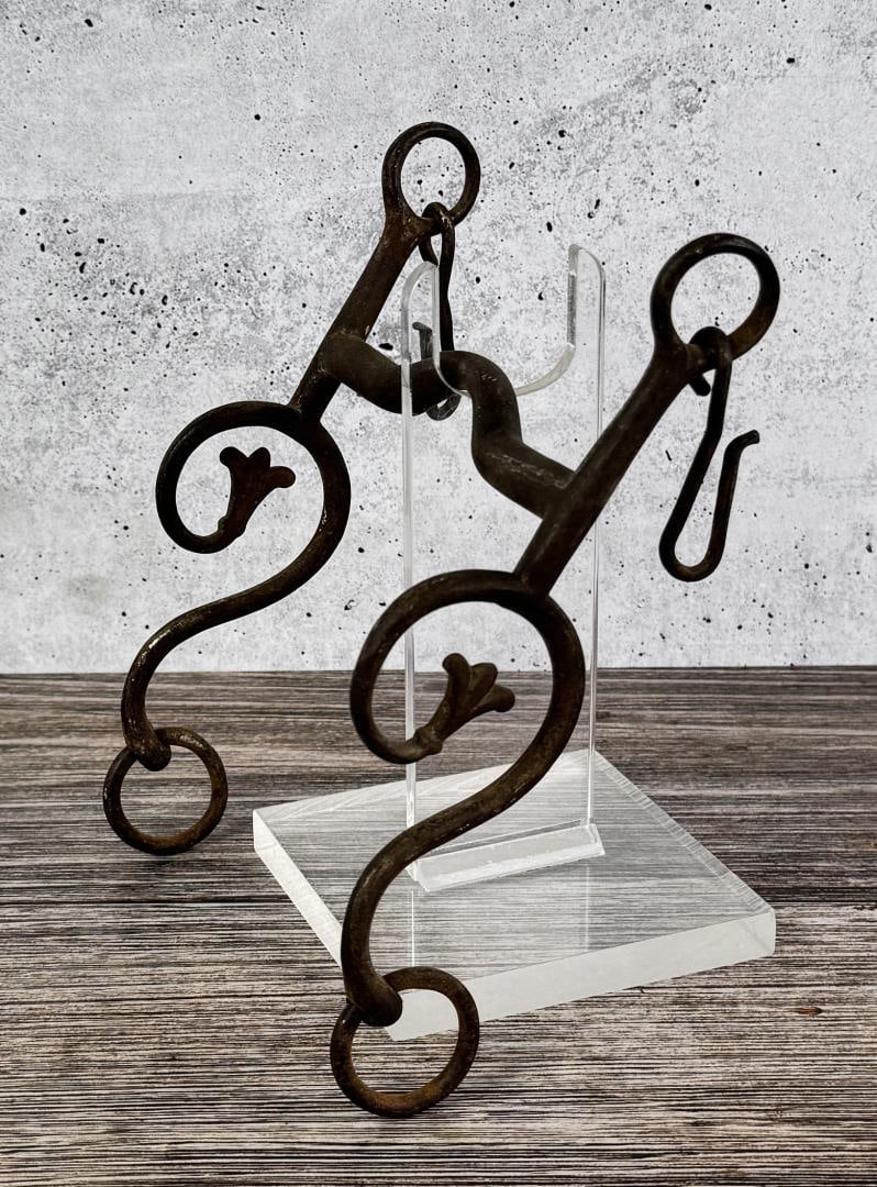 Spanish Colonial Cowboy Horse Bit: 8" by 6" by 2 1/8"