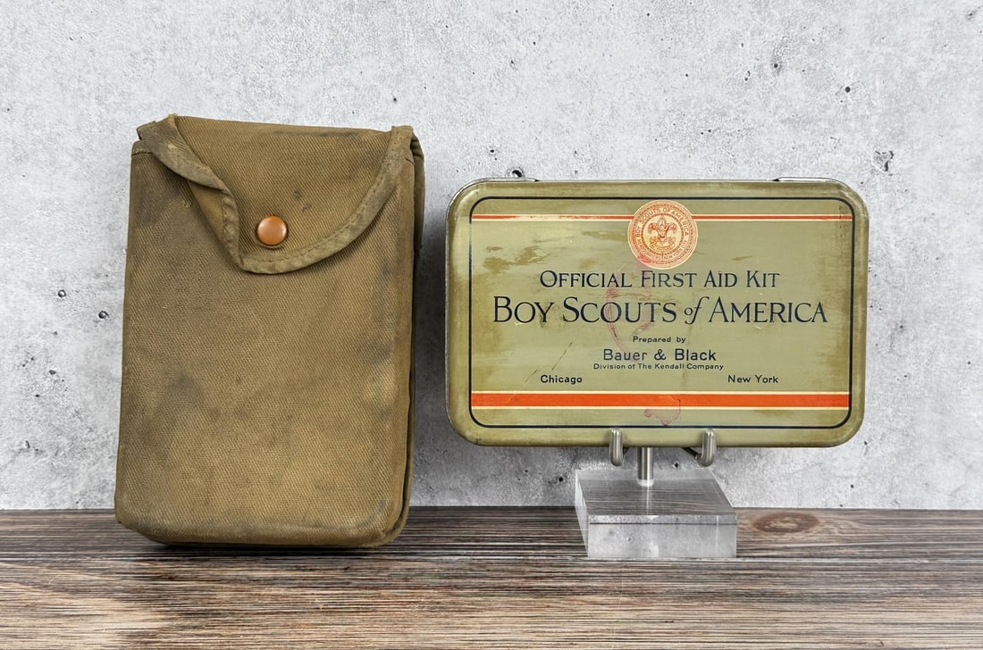 Boy Scouts of America First Aid Kit: Bauer & Black.