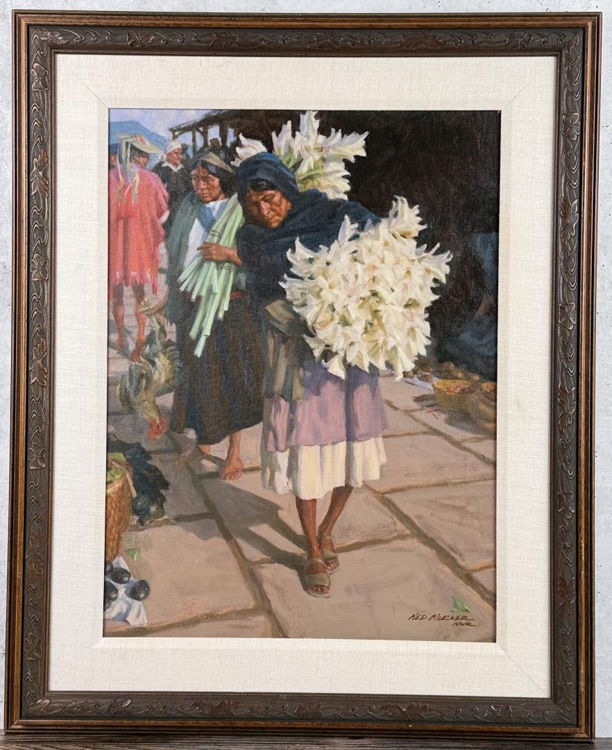 Ned Mueller Morning Market Painting (1 of 5)