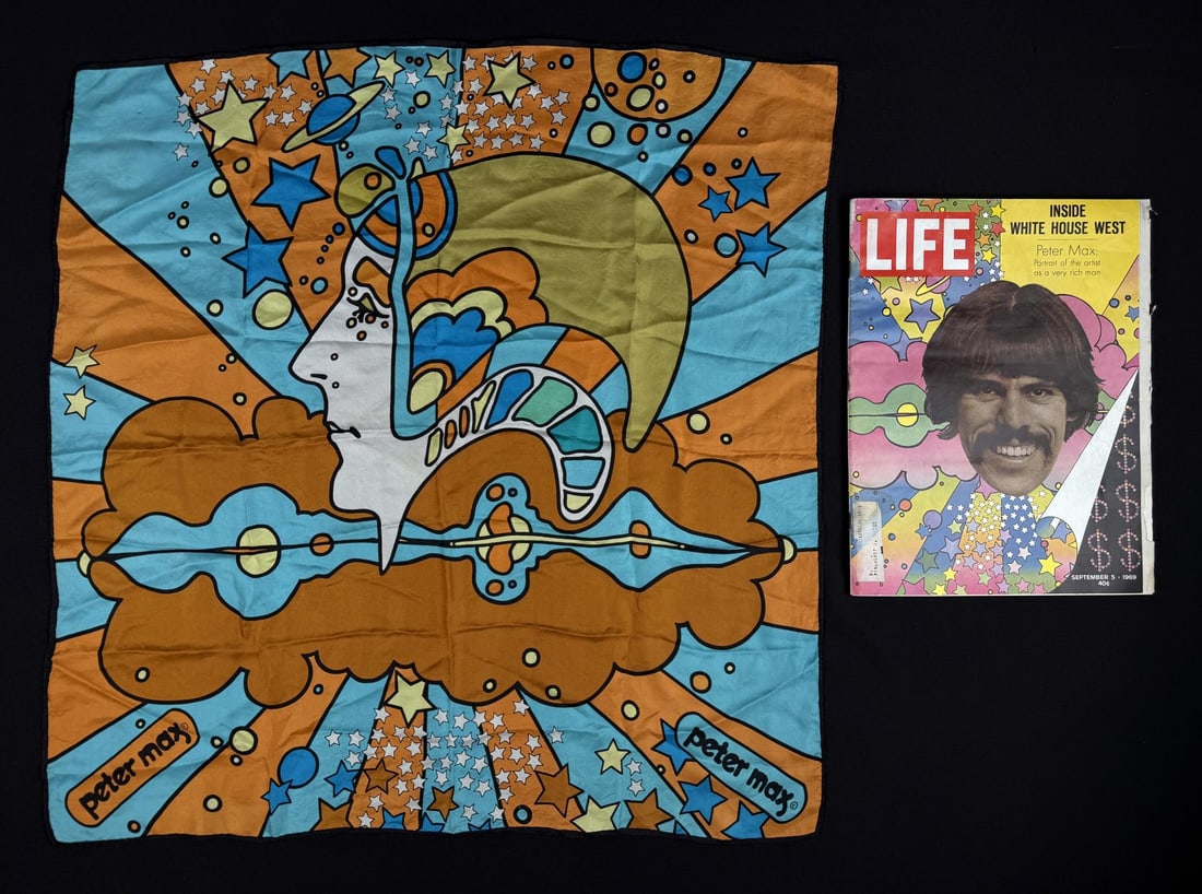 Peter Max The Different Drummer Silk Scarf (1 of 4)