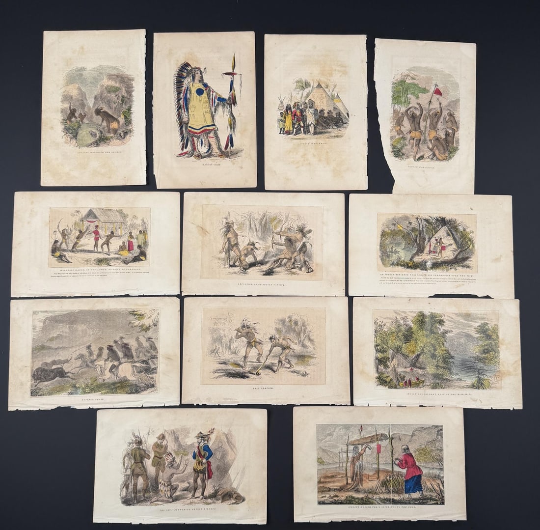 Races Of North And South America Prints: 5 3/8" by 8 1/2"