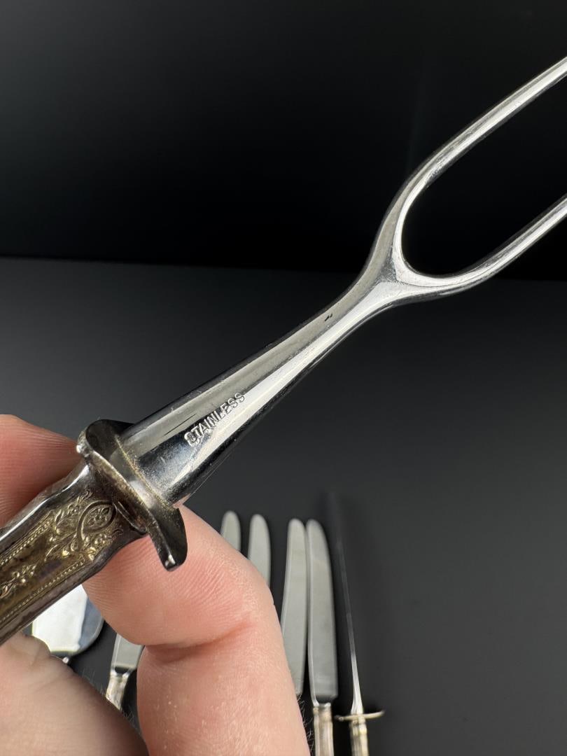 Sterling Silver Handle Flatware - 4