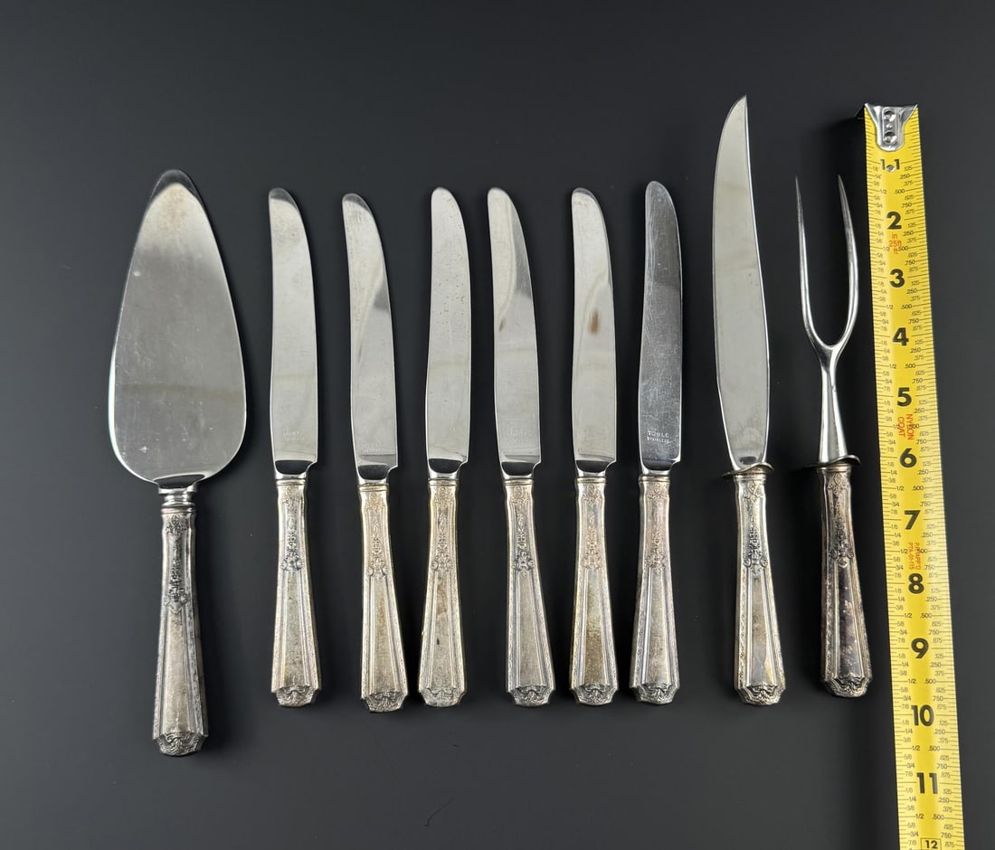 Sterling Silver Handle Flatware - 6