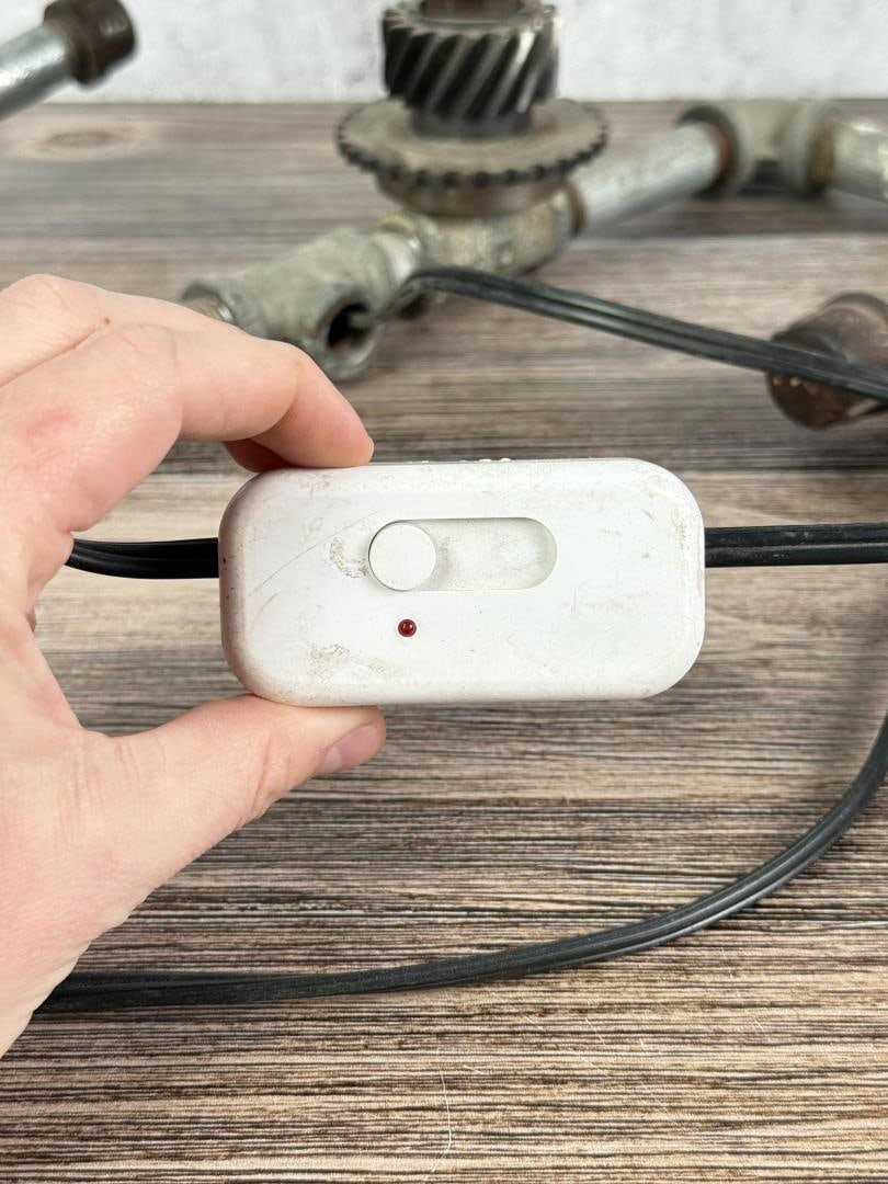 Industrial Found Object Pipe Fitting Lamp - 5