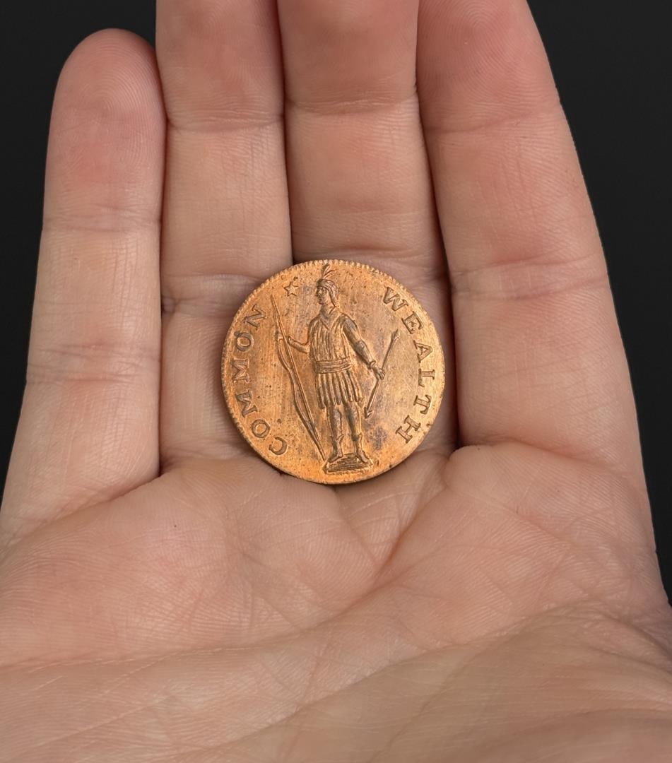 1788 Massachusetts Cent Coin: Evanson copy, contemporary.