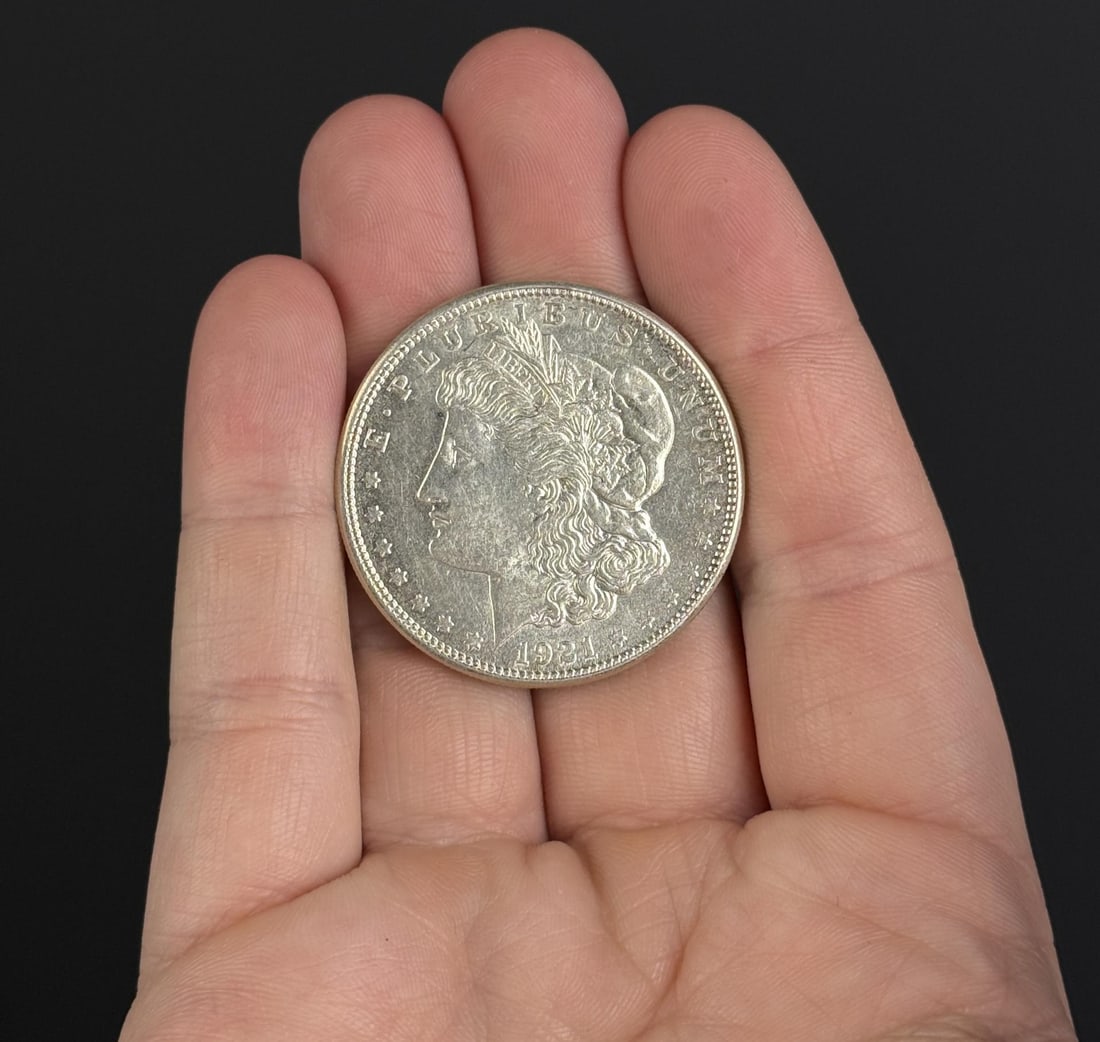 1921 S Morgan Silver Dollar: Nice coin.