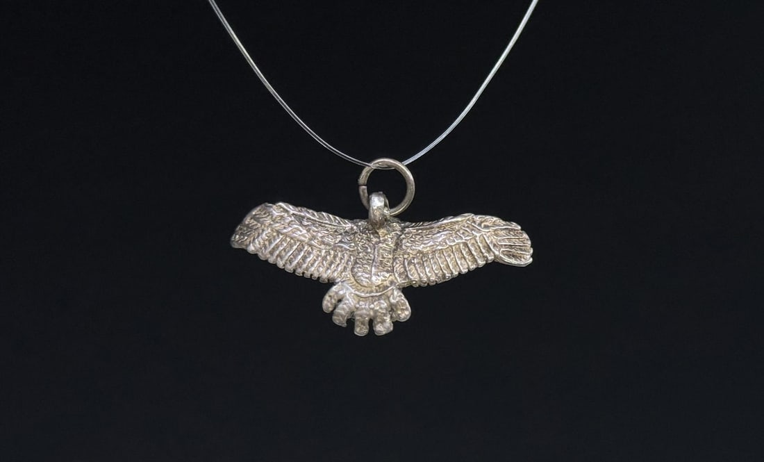 Sterling Silver Eagle Pendant - 2
