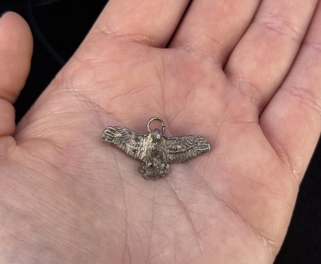 Sterling Silver Eagle Pendant - 3