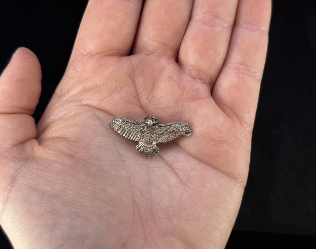 Sterling Silver Eagle Pendant - 4