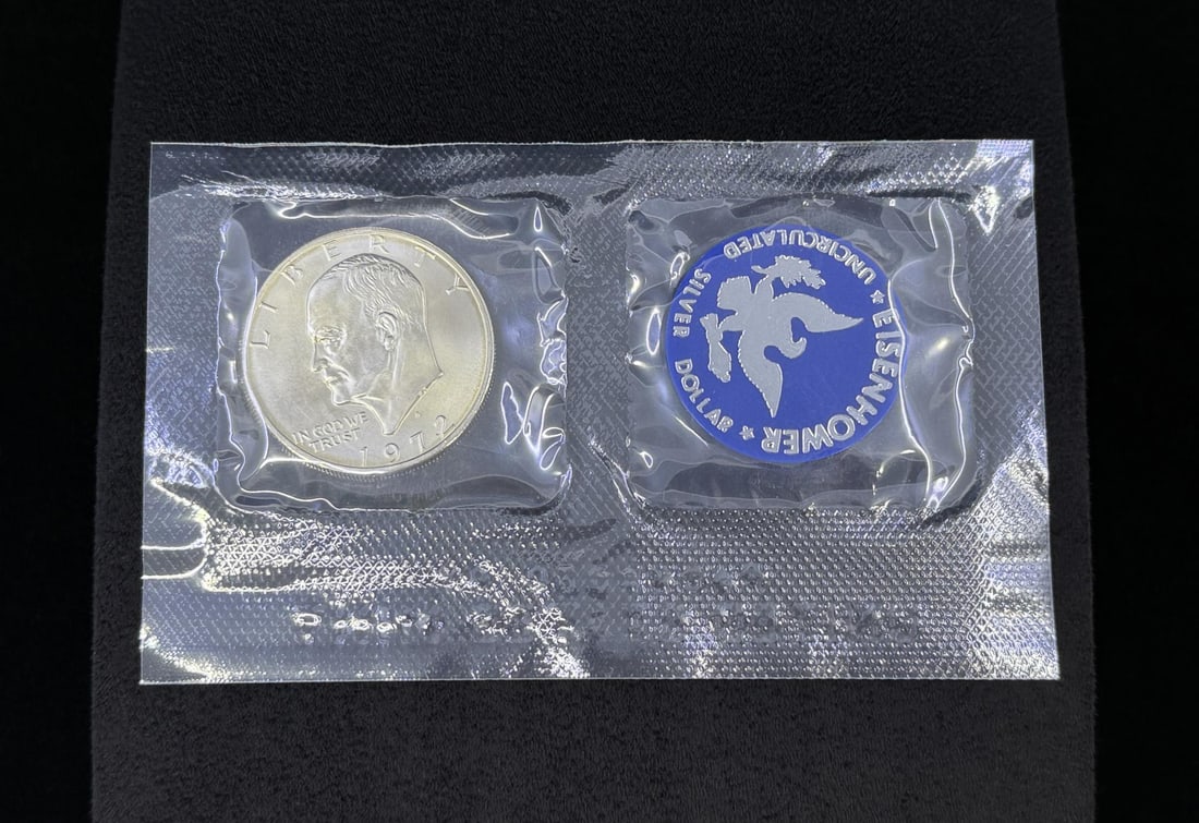 Uncirculated 1972 Silver Eisenhower Dollar: Nice coin.