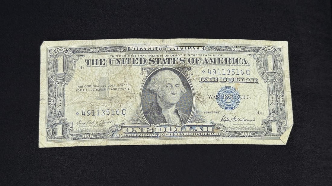 $1 Silver Certificate Star Note (1 of 3)