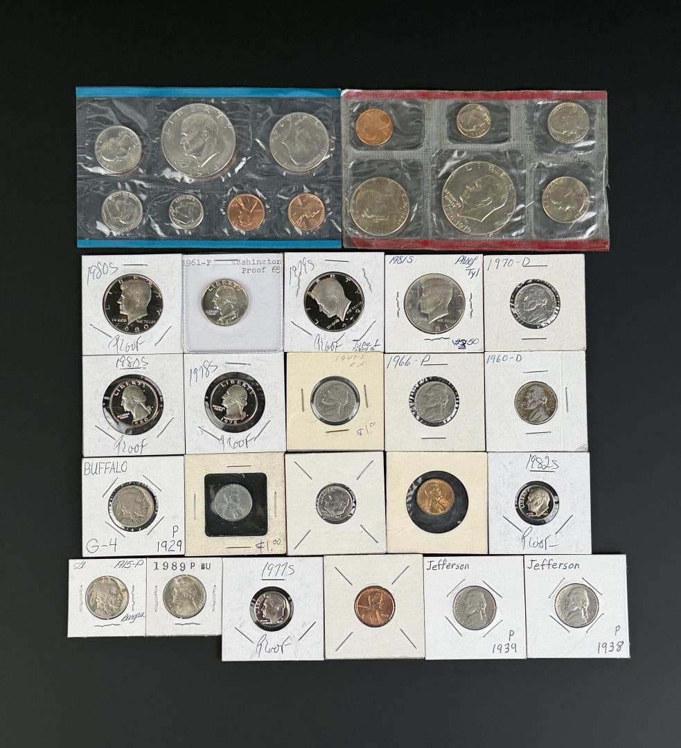 Collection of US Currency Coins (1 of 3)