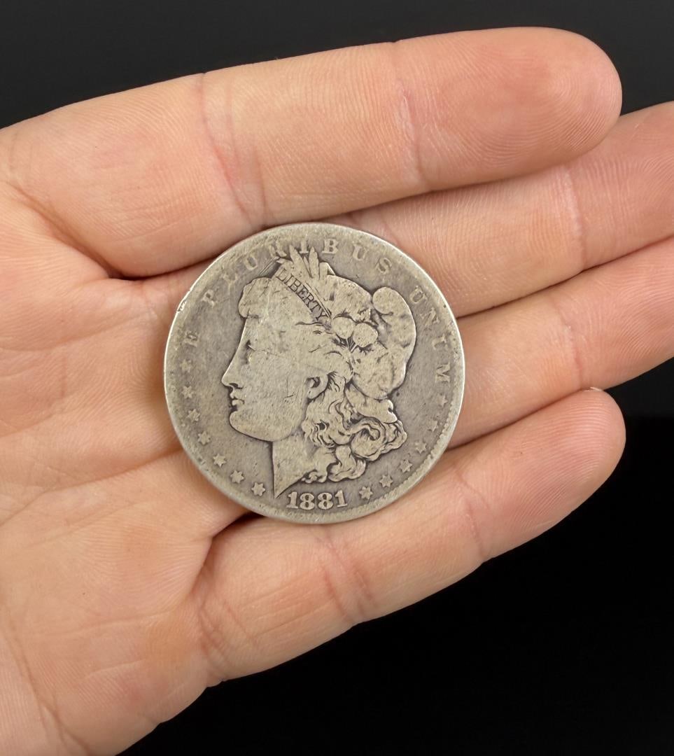 1881 P Morgan Silver Dollar (1 of 3)