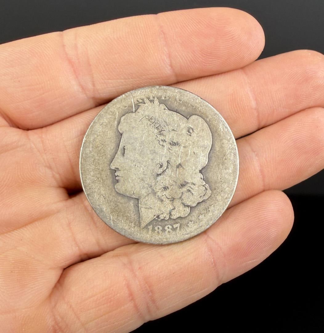 1887 O Morgan Silver Dollar: Nice example.