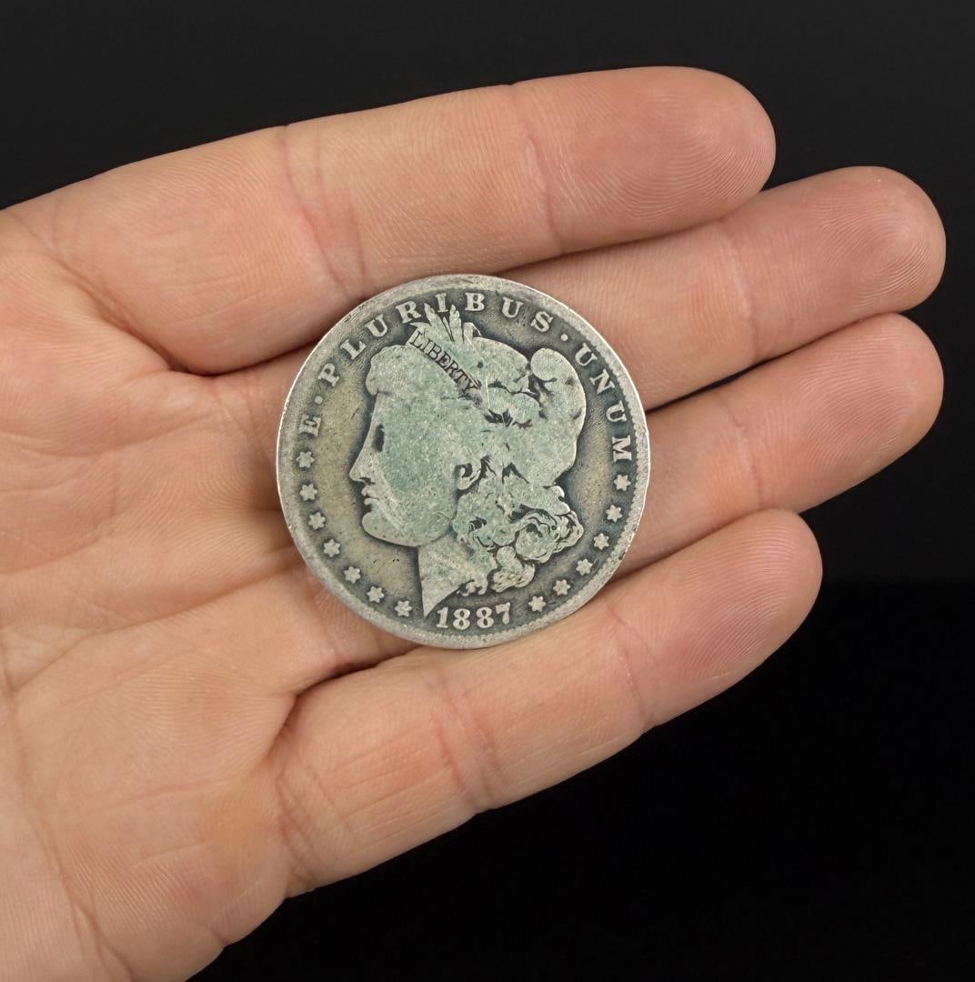 1887 O Morgan Silver Dollar: Nice example