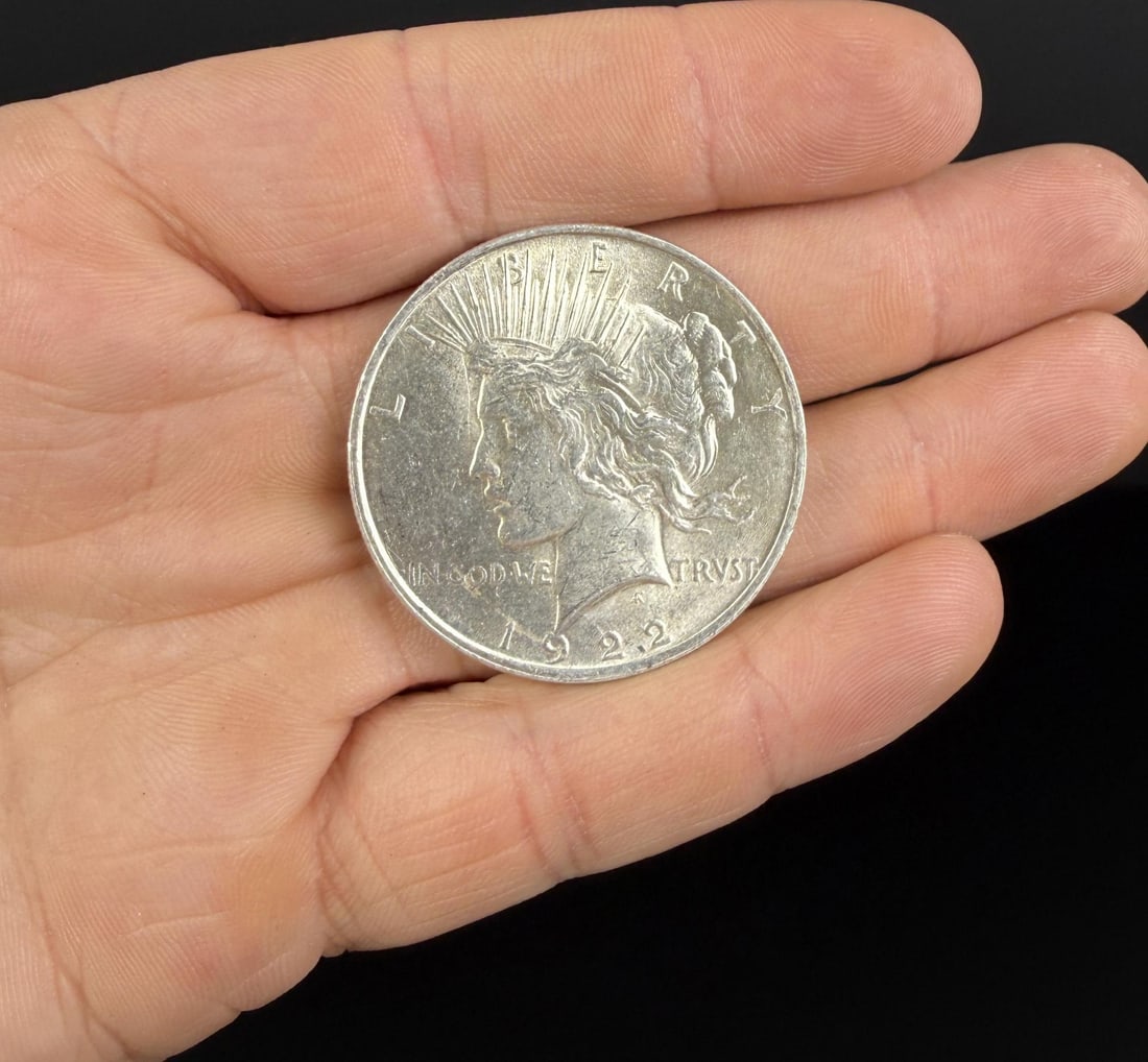 1922 P Silver Peace Dollar: Nice example.