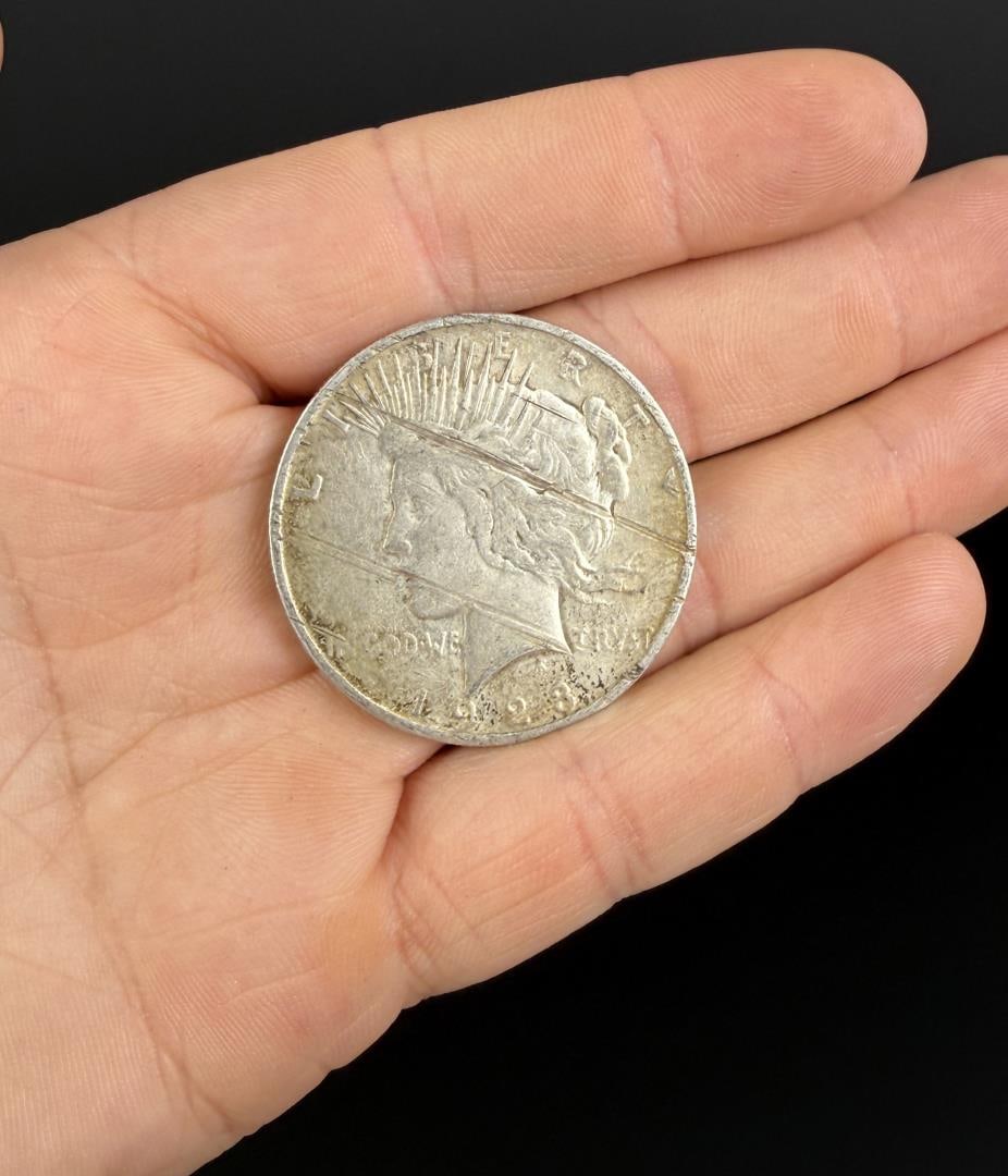 1923 S Silver Peace Dollar: Nice example.