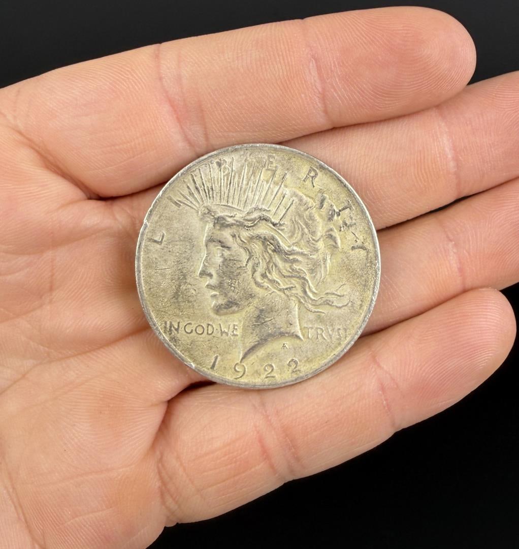 1922 P Silver Peace Dollar: Nice example.