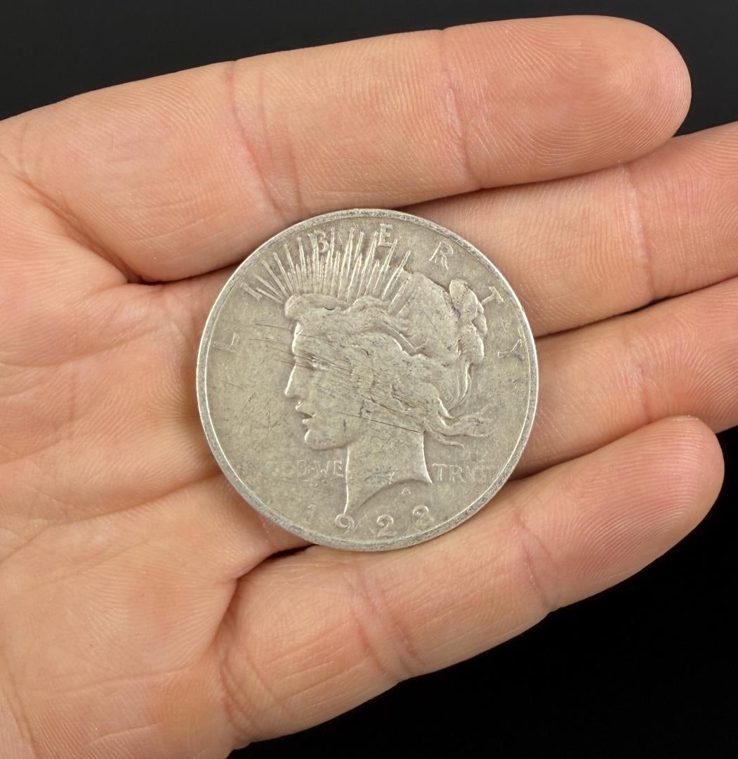 1923 P Silver Peace Dollar: Nice example.