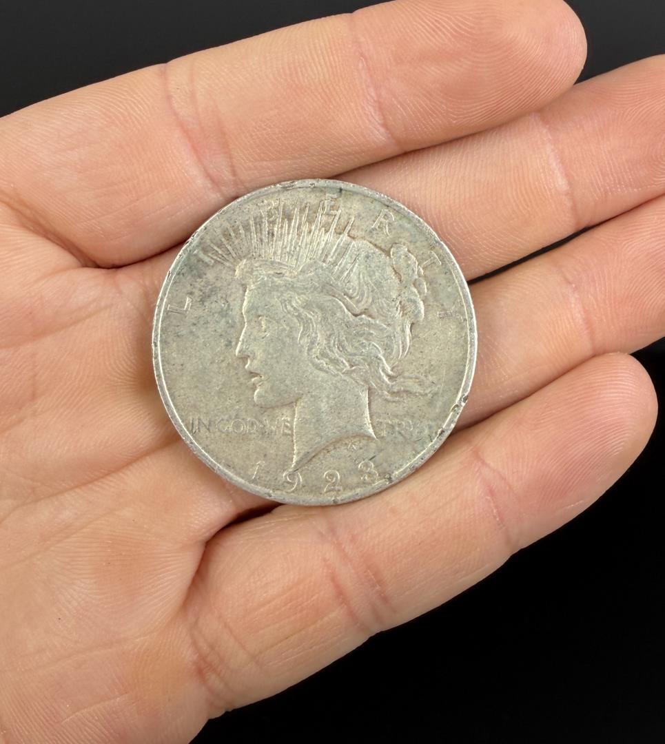 1923 P Silver Peace Dollar: Nice example.