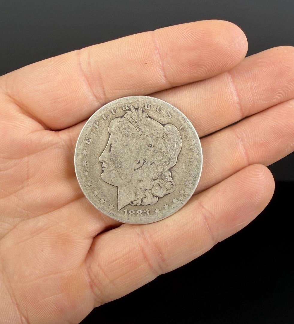 1883 P Morgan Silver Dollar (1 of 3)