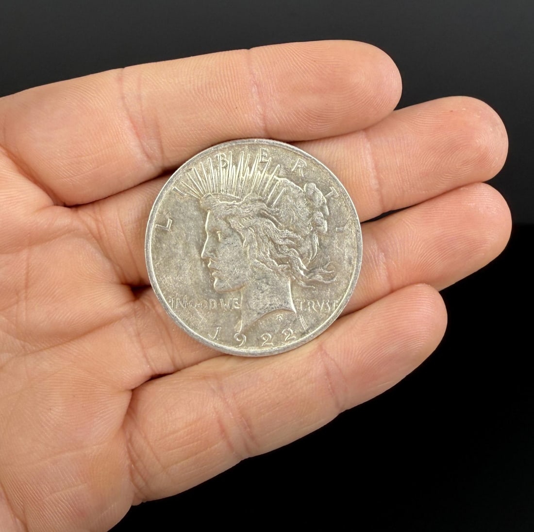 1922 P Silver Peace Dollar: Nice example.
