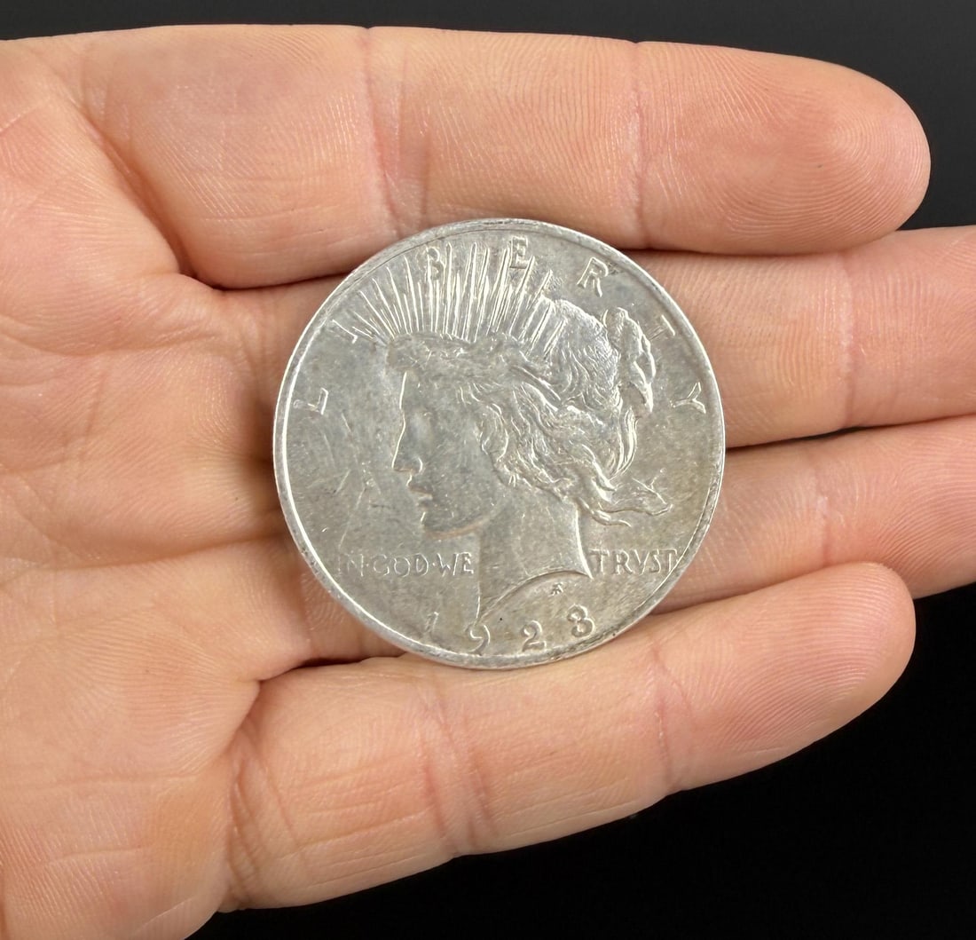 1923 P Silver Peace Dollar: Nice example.