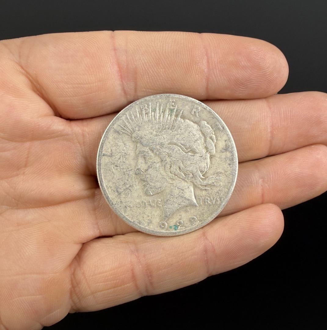 1922 S Silver Peace Dollar: Nice Example.