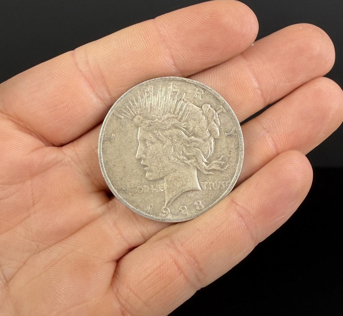 1923 P Silver Peace Dollar: Nice example.