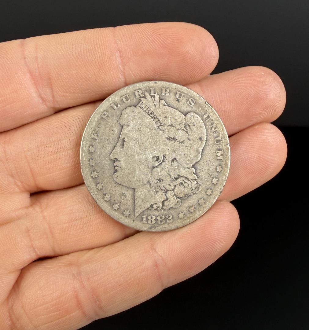 1882 O Morgan Silver Dollar: Nice example.