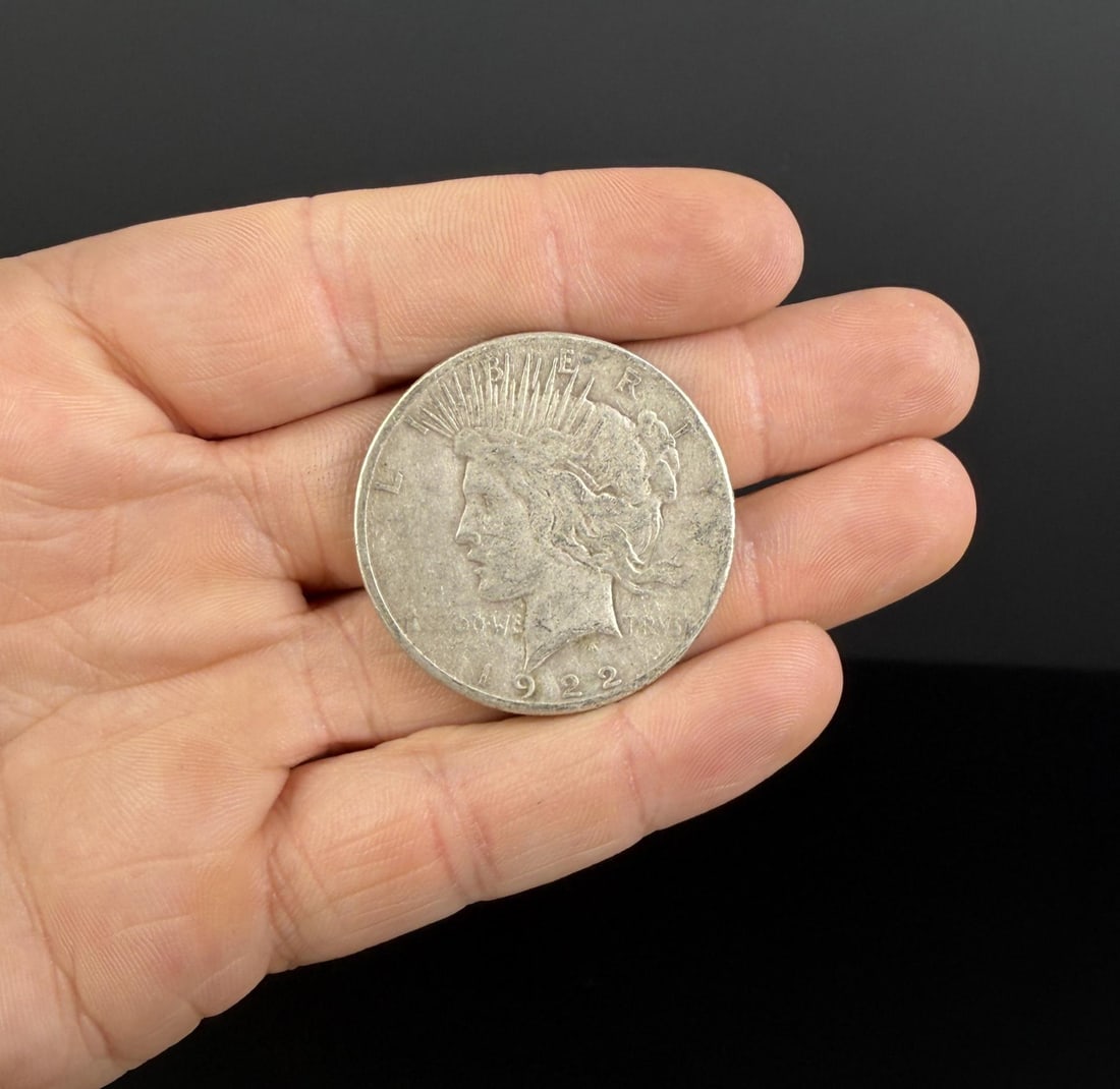1922 S Silver Peace Dollar: Nice example.