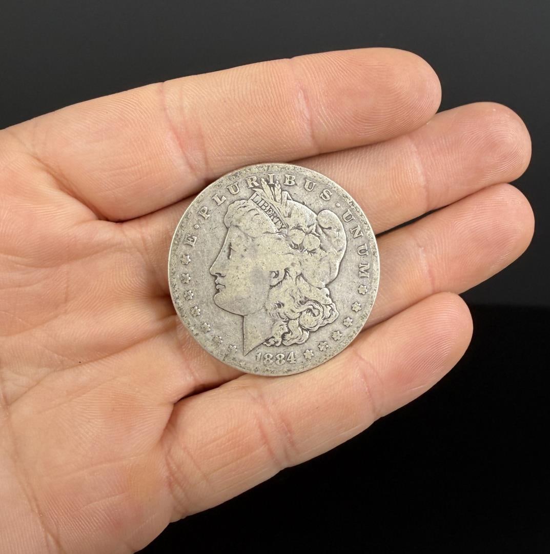 1884 S Morgan Silver Dollar (1 of 4)